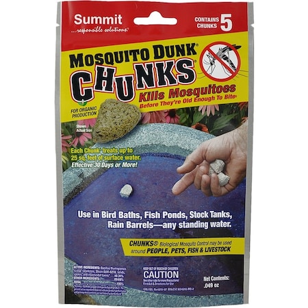 Summit Summit Mosquito Dunk Insect Killer Solid 5 pk 175-12